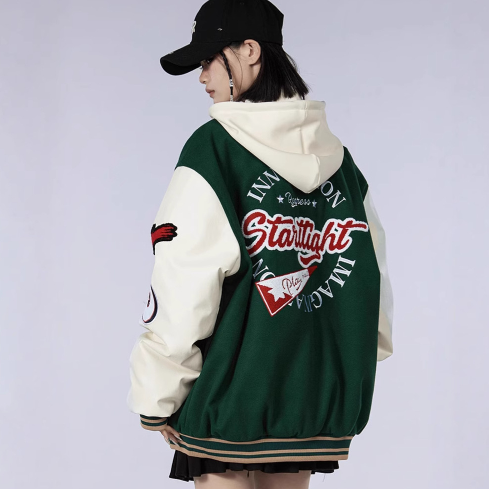 ジェンダーレスファッション スポーツスタジャン