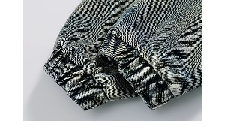 ジェンダーレスファッション ダメージ加工ワイドデニムジャケット
