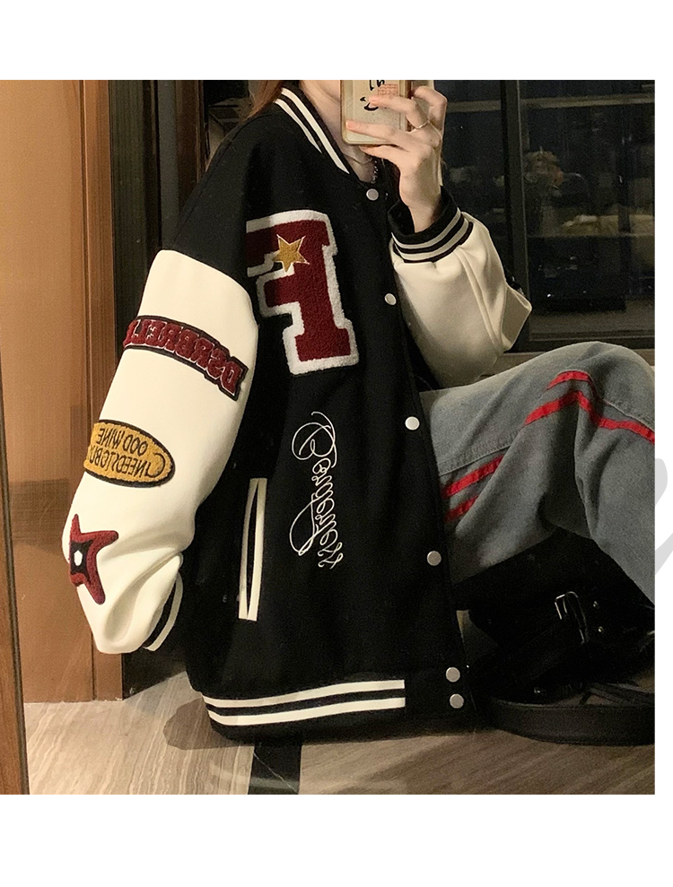 ジェンダーレスファッション レトロ風スタジャン