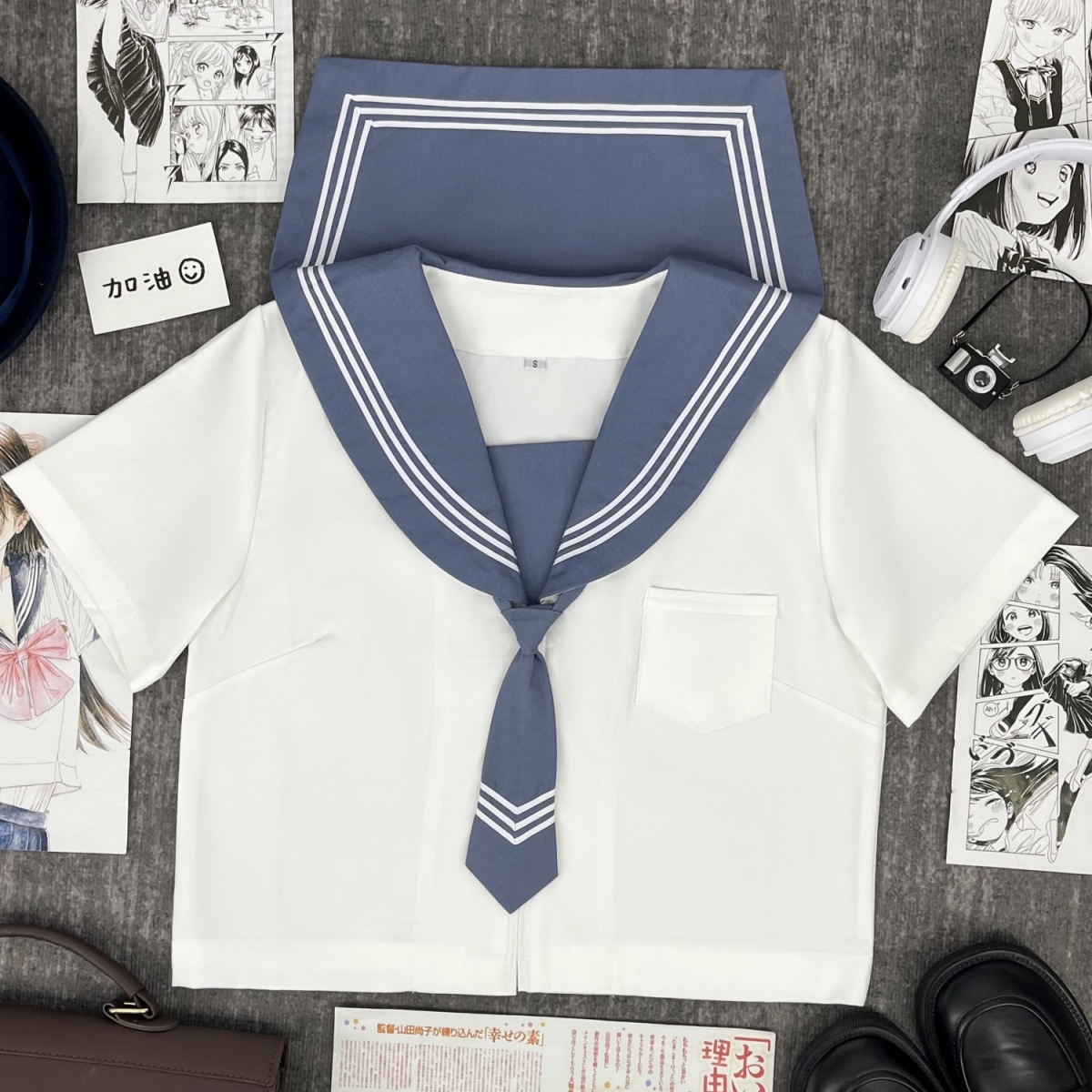 制服コスプレ 清涼感溢れる水手服セーラー装束