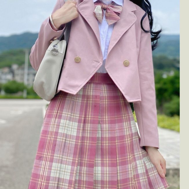 制服コスプレ 清楚学園風プリーツスカート制服ブレザー
