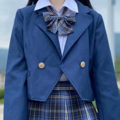 制服コスプレ 清楚学園風プリーツスカート制服ブレザー