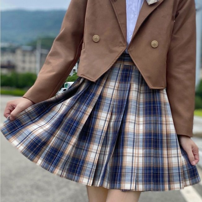 制服コスプレ 清楚学園風プリーツスカート制服ブレザー