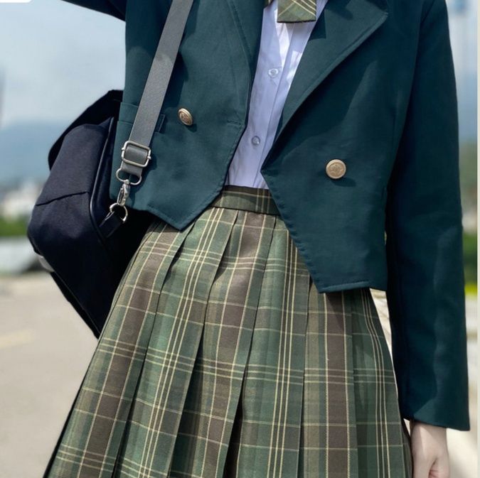 制服コスプレ 清楚学園風プリーツスカート制服ブレザー