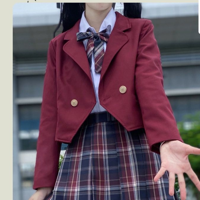制服コスプレ 清楚学園風プリーツスカート制服ブレザー