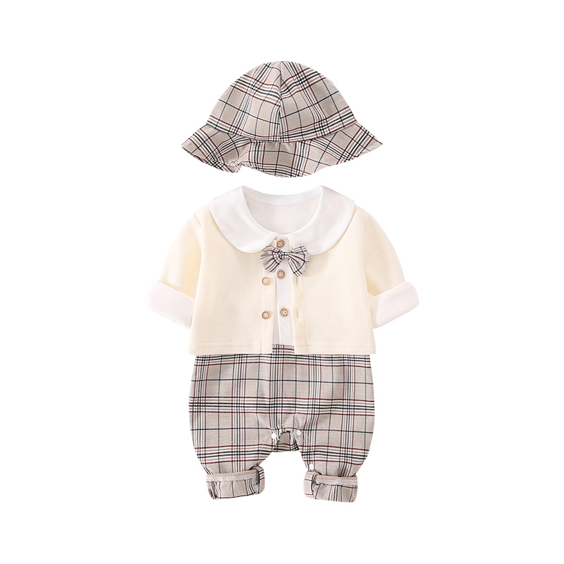 ベビー・キッズ　幼稚園風チェック柄セットアップ制服