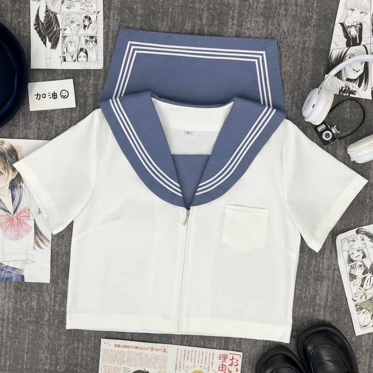 制服コスプレ 清涼感溢れる水手服セーラー装束
