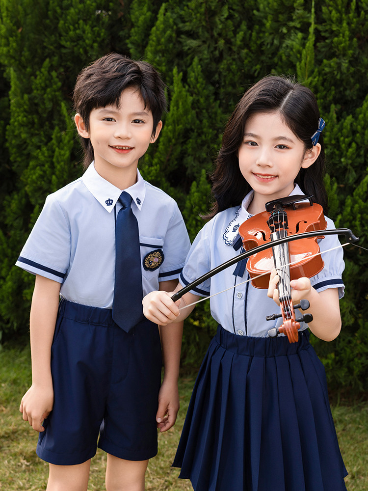 【Kids】王冠エンブレム学園制服セット