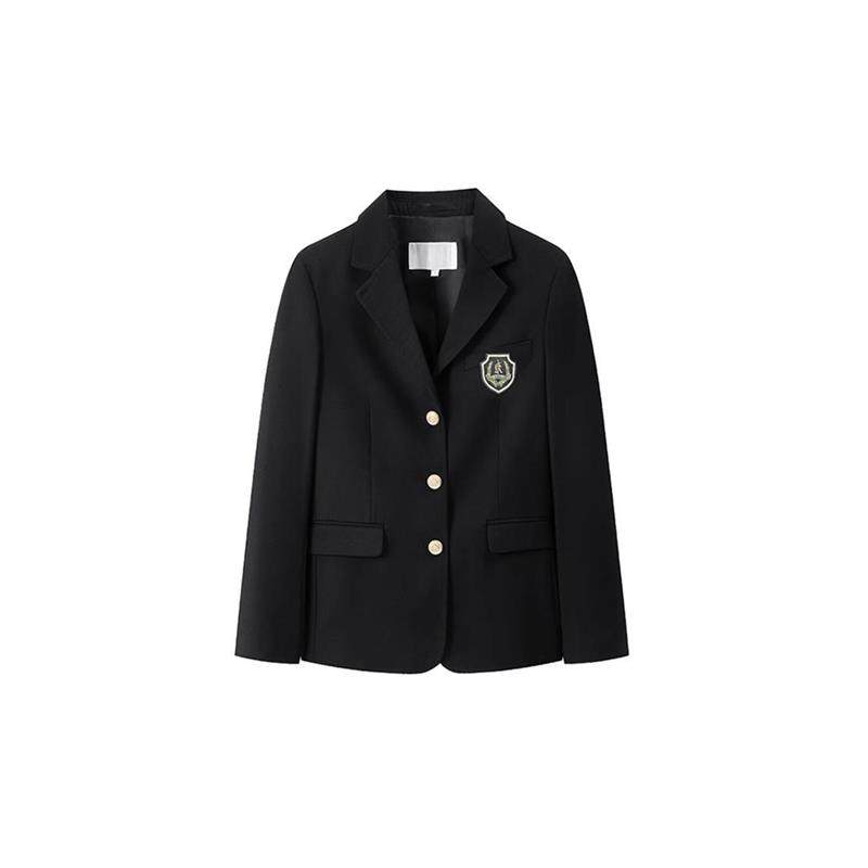 制服コスプレ 金ボタンブレザーとチェック柄スカート学園制服セット