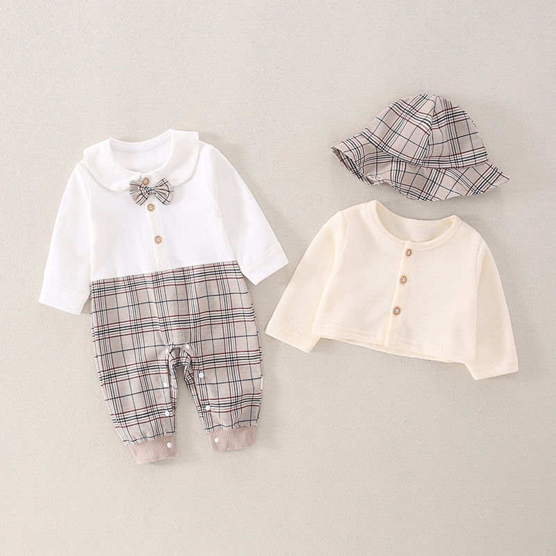 ベビー・キッズ　幼稚園風チェック柄セットアップ制服