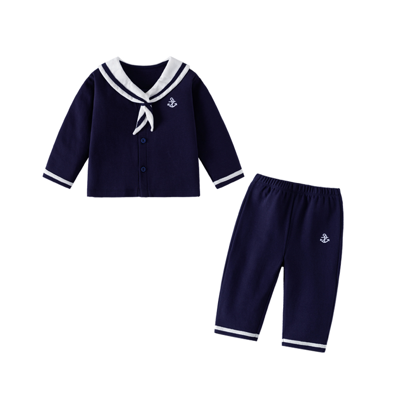 【Kids】マリン風セーラー服セット パンツタイプ