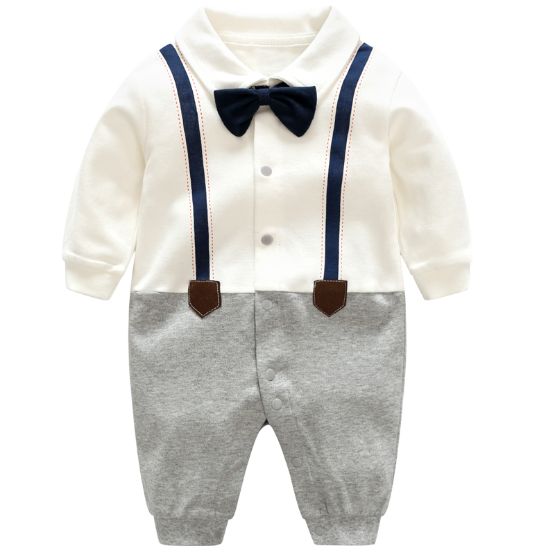 キッズ・ベビー制服　 お出かけ蝶ネクタイロンパース