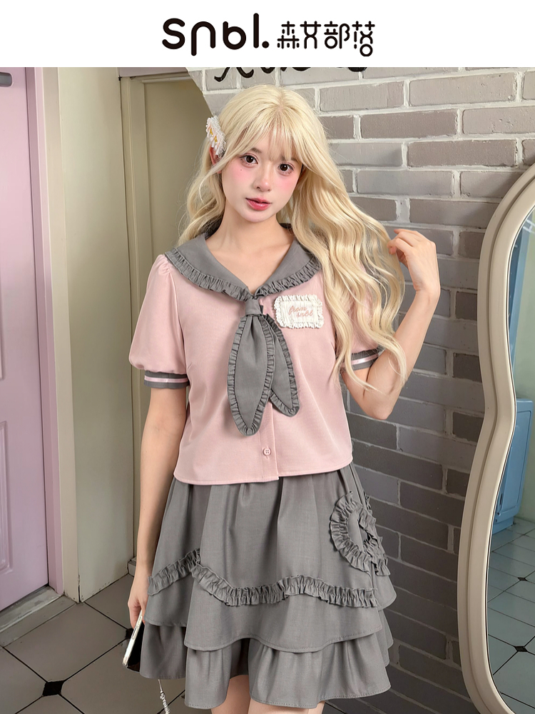 制服コスプレ 乙女のセーラーリボン制服セット