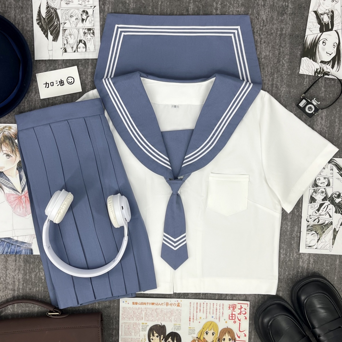 制服コスプレ 清涼感溢れる水手服セーラー装束