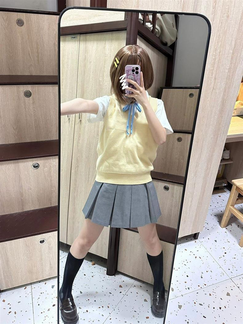 制服コスプレ 制服風リボン付きセーラーネクタイ