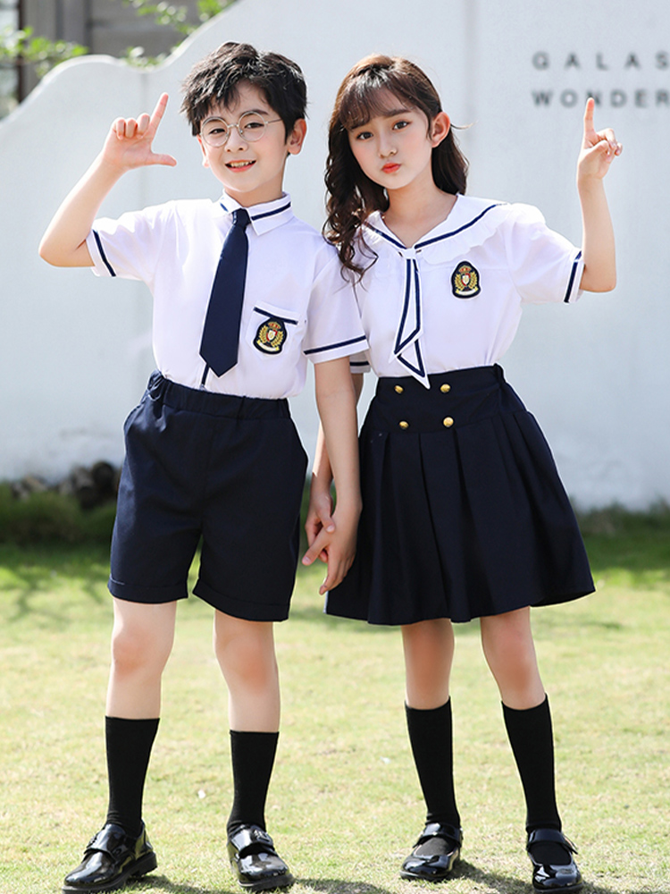 【Kids】エンブレム付き学園風制服セット