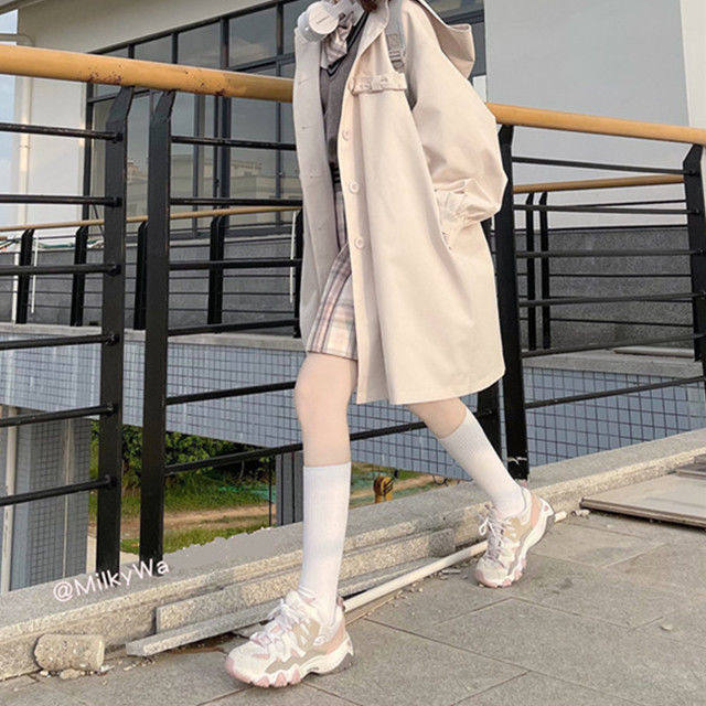 ふんわりパフスリーブロングシャツ制服風コート