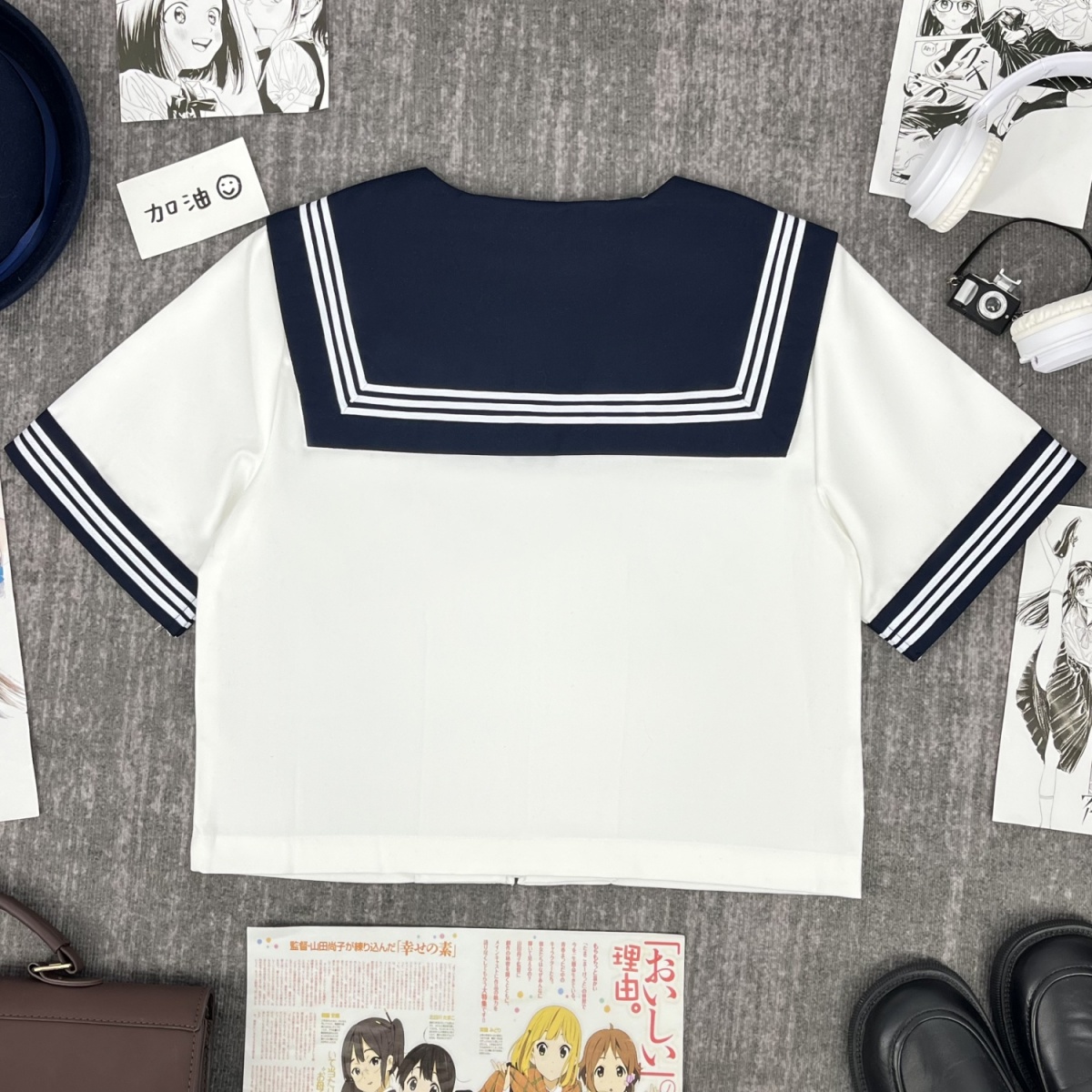 清楚派　マリン風セーラー服　トップス