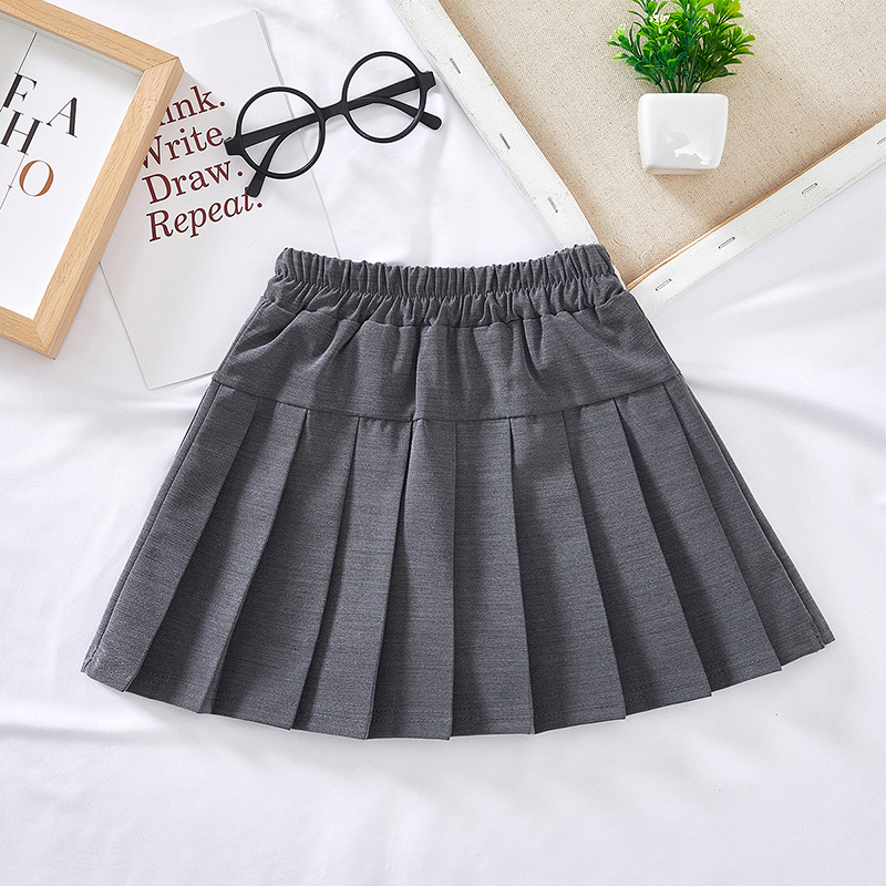 制服スカート シンプル定番プリーツスカート