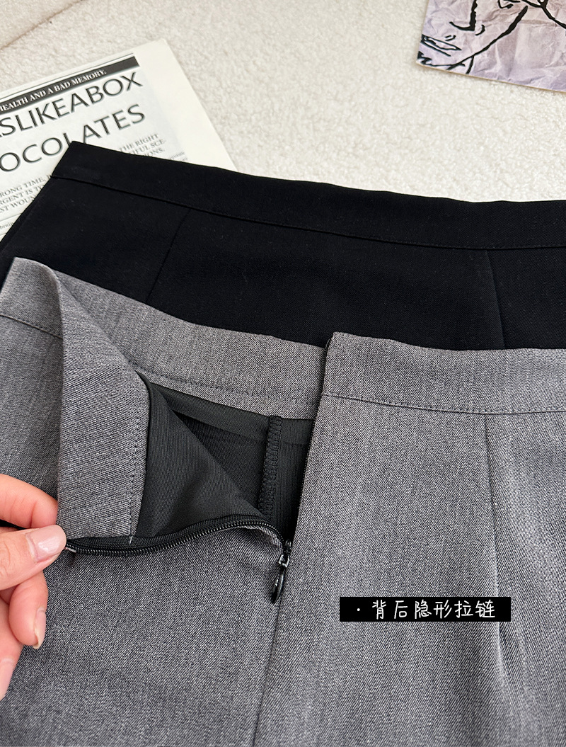 シンプル美シルエット制服スカート