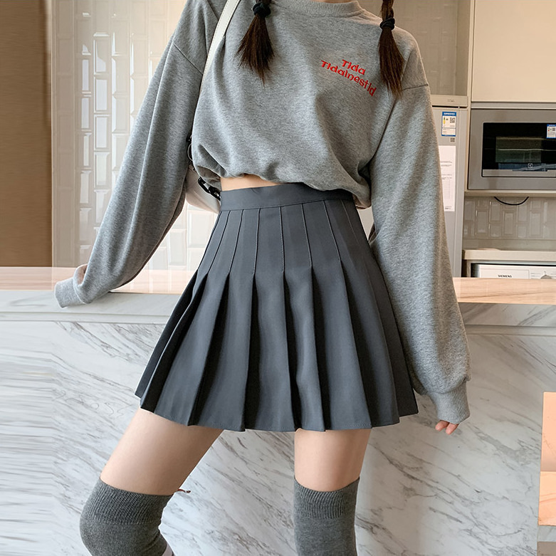 制服スカート 制服スカート クラシック立体プリーツスカート