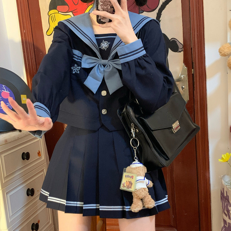 制服スカート 制服スカート 伝統美学プリーツセーラー制服
