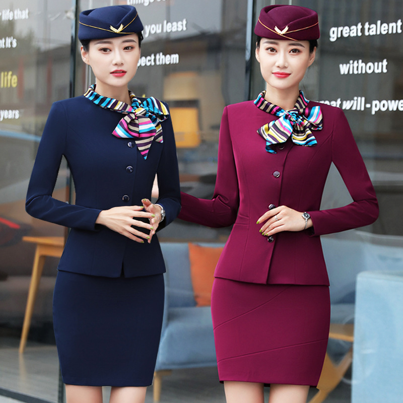 スタイリッシュ エアライン制服スカート