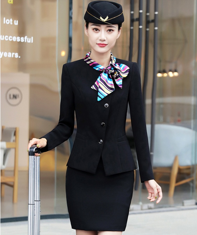 スタイリッシュ エアライン制服スカート