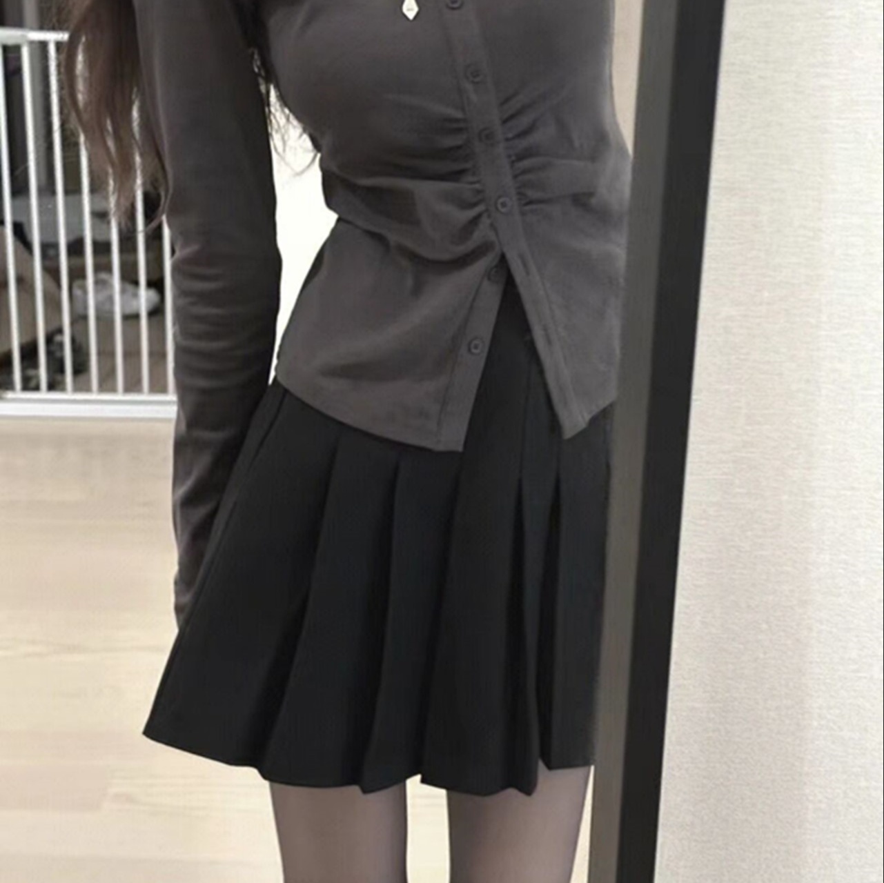制服スカート シンプル制服プリーツミニスカート