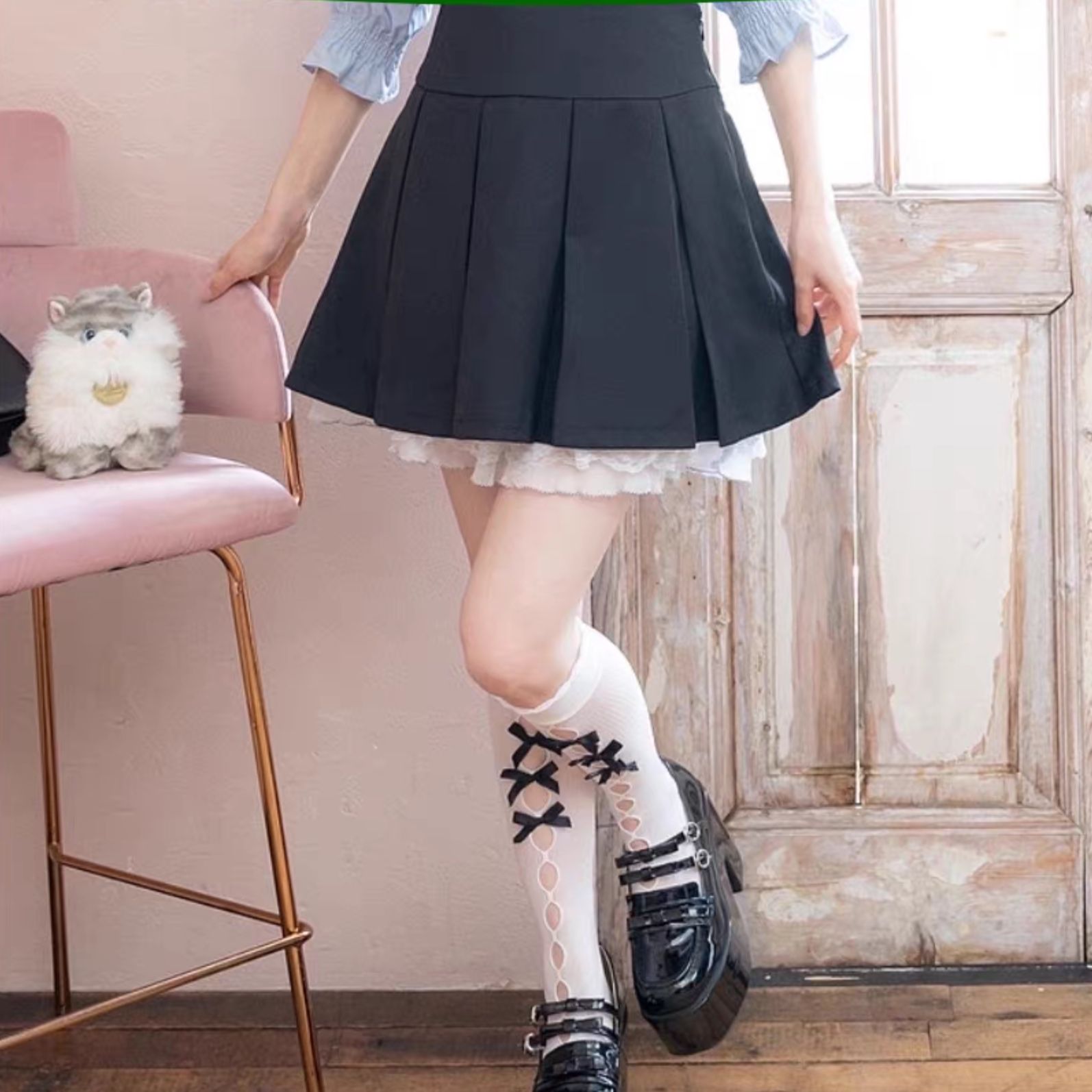 制服スカート 優美なプリーツ制服スカート