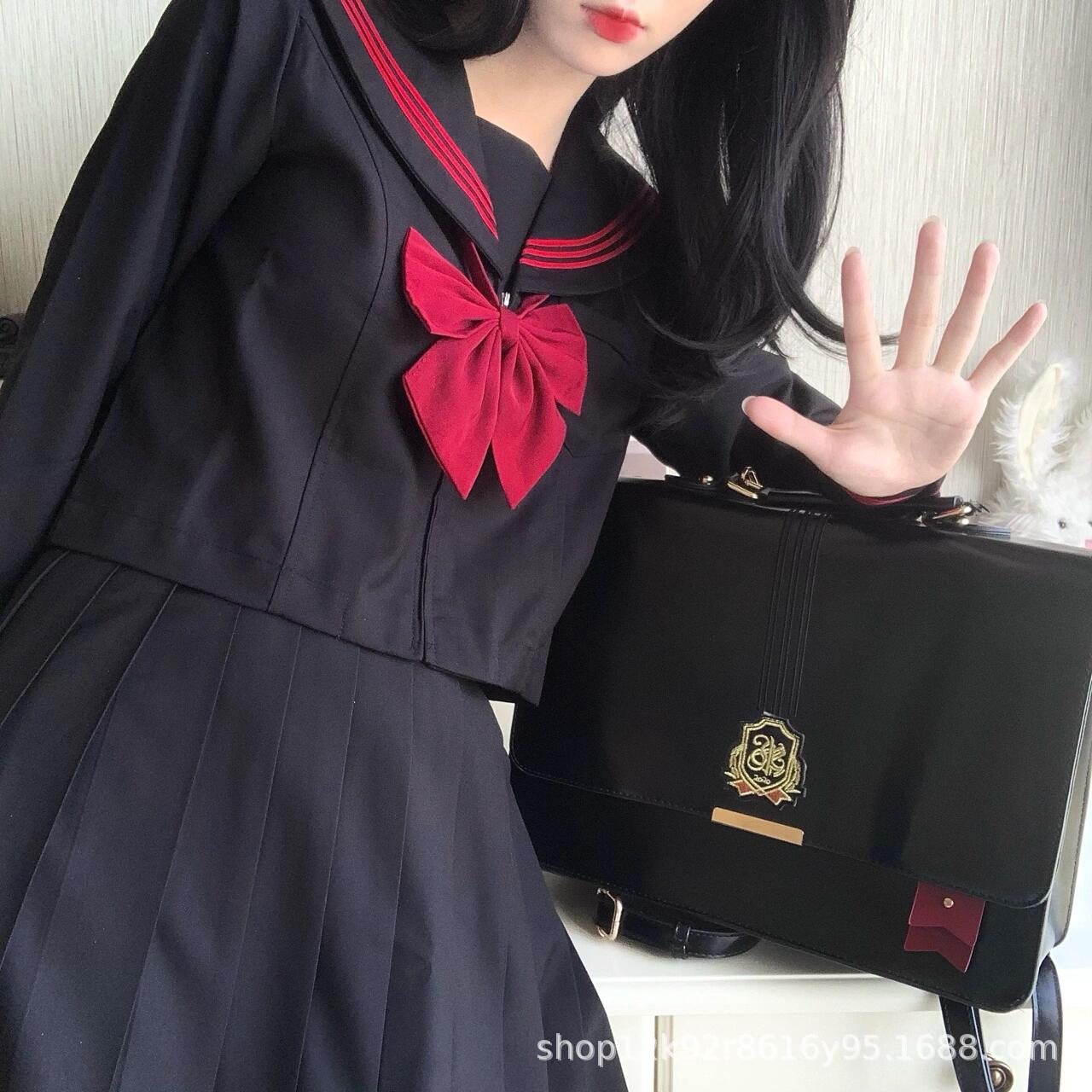 制服スカート 制服スカート 上品リボン付きプリーツセーラー