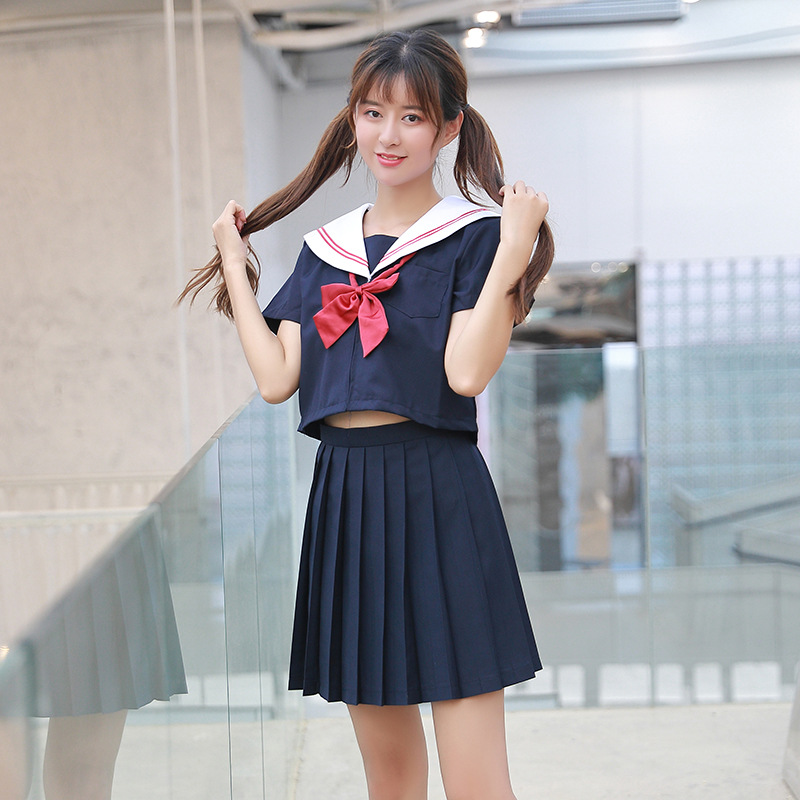 制服スカート 制服スカート 古風リボン飾り制服セーラー服