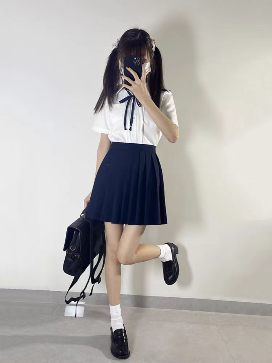 制服スカート 制服スカート シンプル清楚プリーツスカート