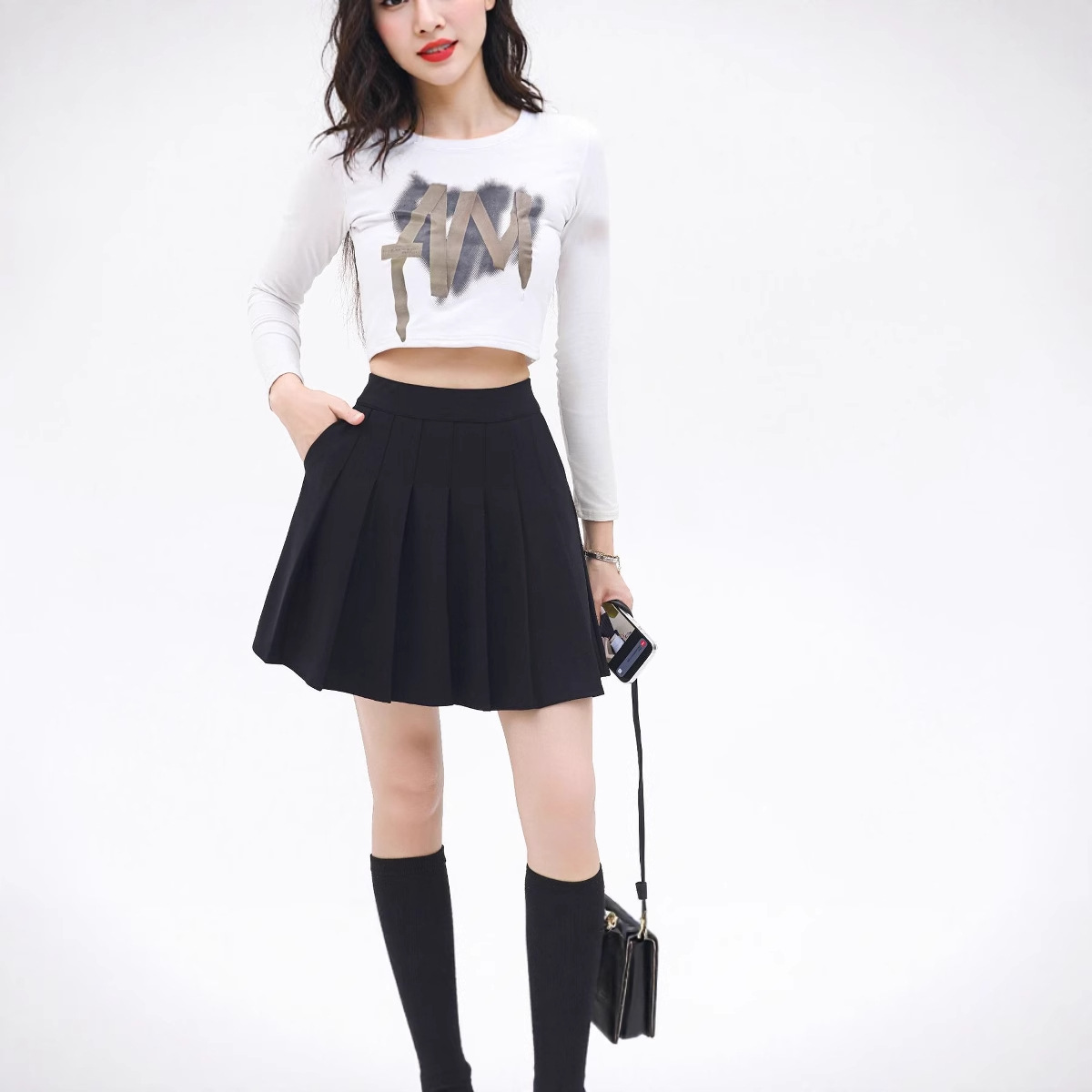 制服スカート クラシック整形プリーツスカート