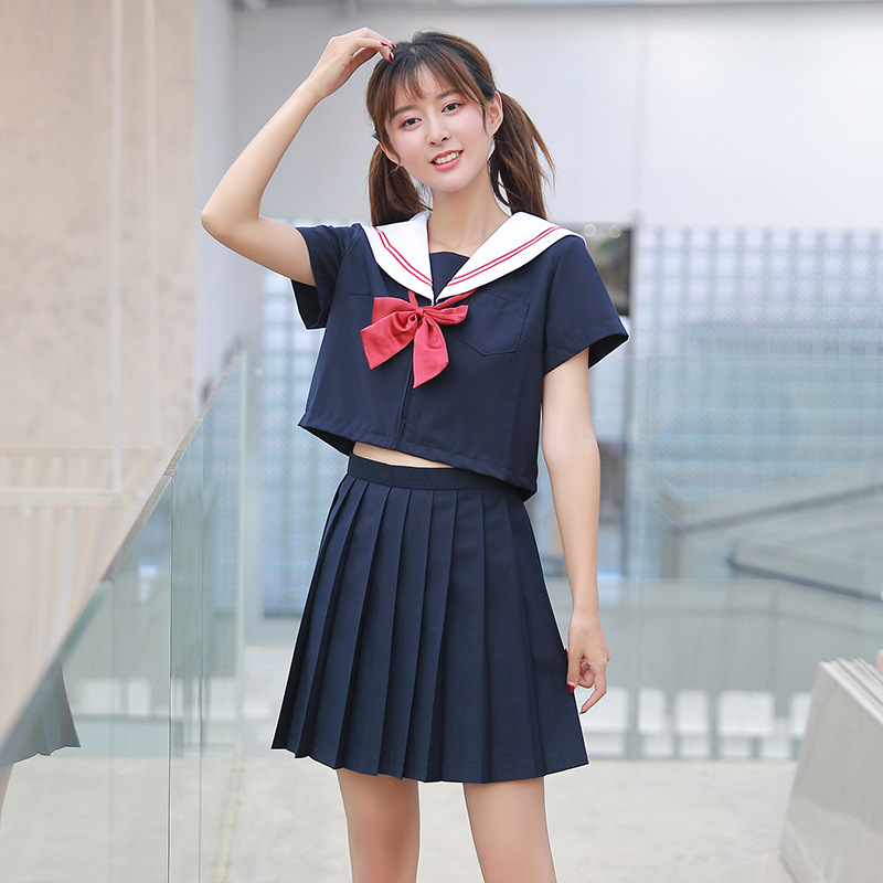 制服スカート 制服スカート 古風リボン飾り制服セーラー服