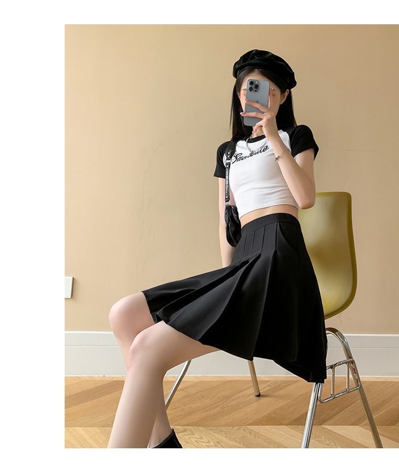 制服スカート クラシック整形プリーツスカート