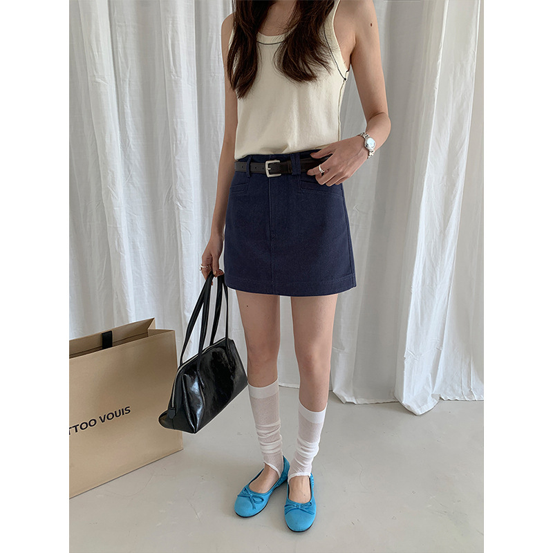 制服スカート 制服スカート シンプル台形キュロットスカート