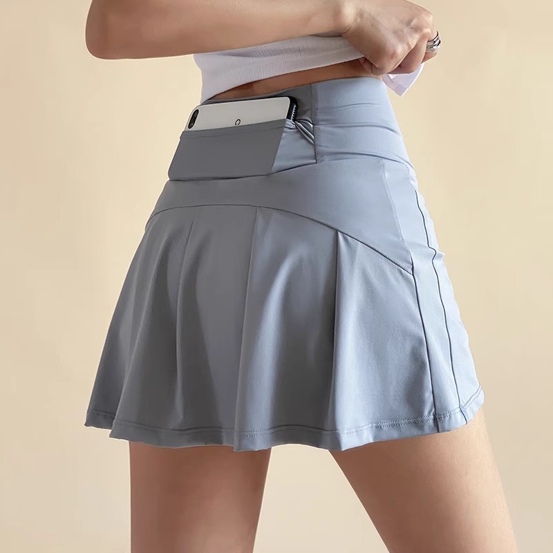 制服スカート ポケット付き機能性プリーツスカート