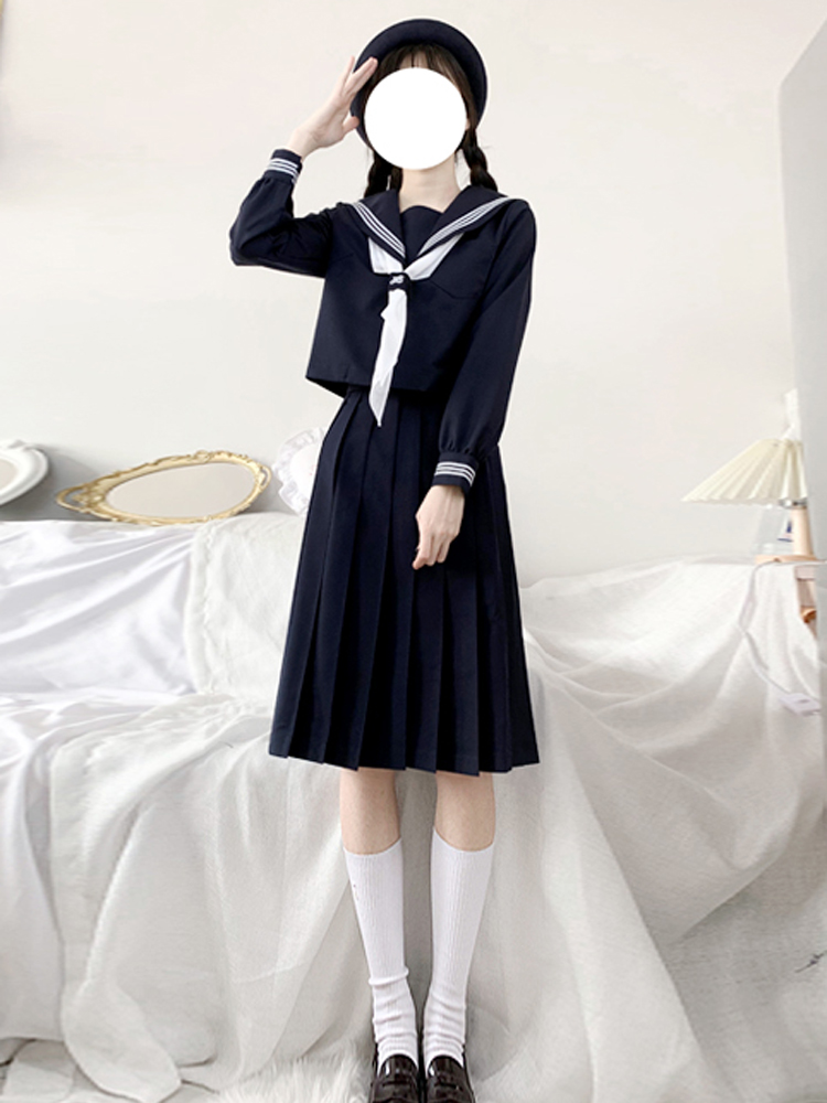 制服スカート 制服スカート 伝統美ロングプリーツセーラー