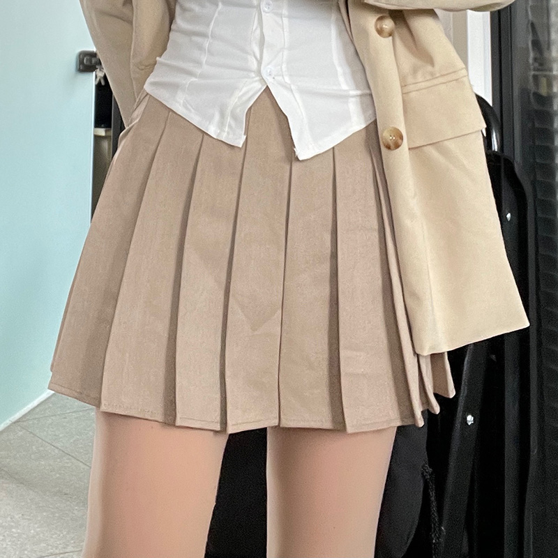 制服スカート 清楚シンプル プリーツスカート