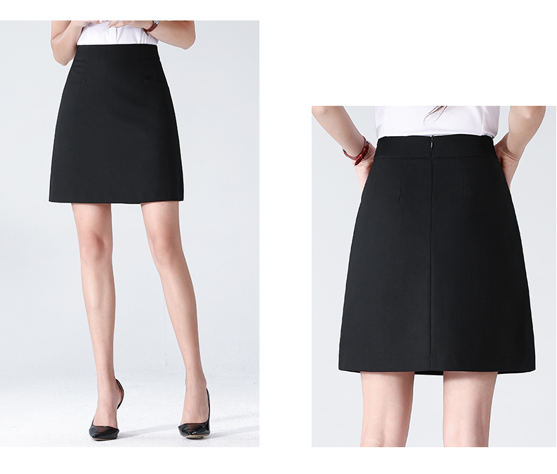 上品シルエット 制服スカート