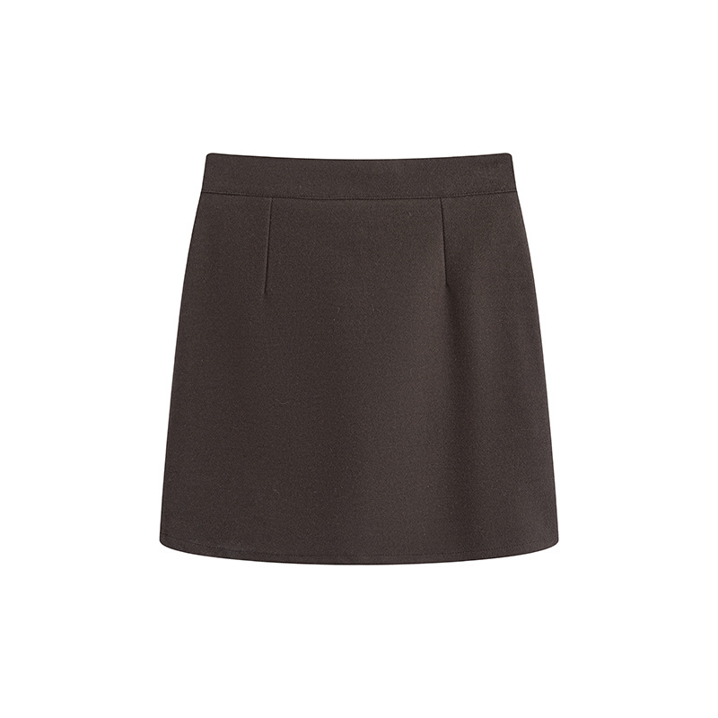 シンプル美シルエット制服スカート