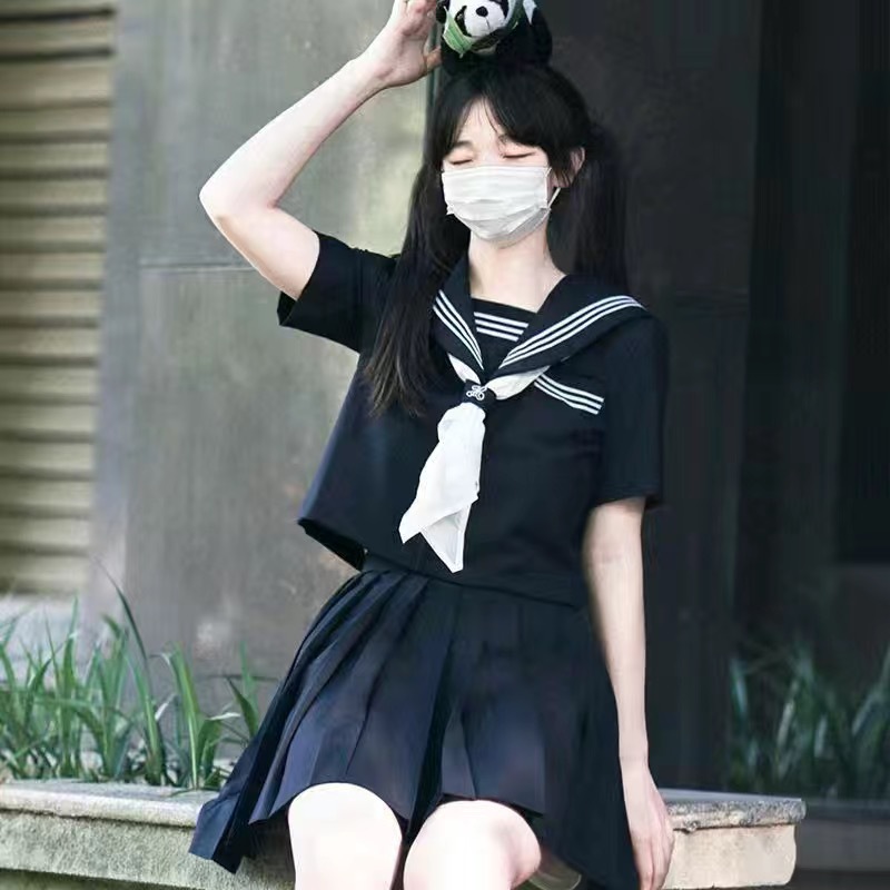 制服スカート 制服スカート プリーツ入り伝統風セーラー制服