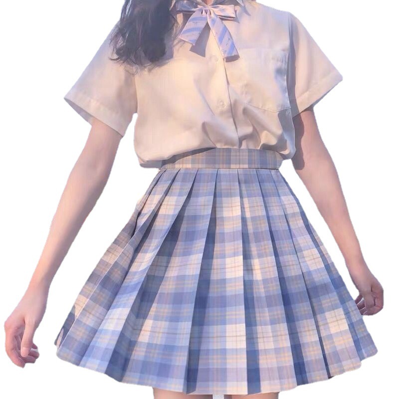 制服スカート 制服スカート 清楚格子柄プリーツスカート