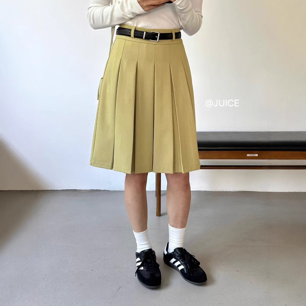 ベーシックプリーツ制服スカート
