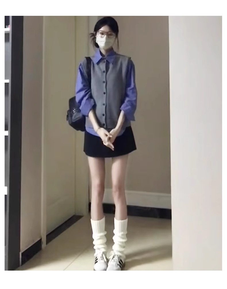 制服スカート シンプル清楚プリーツミニスカート