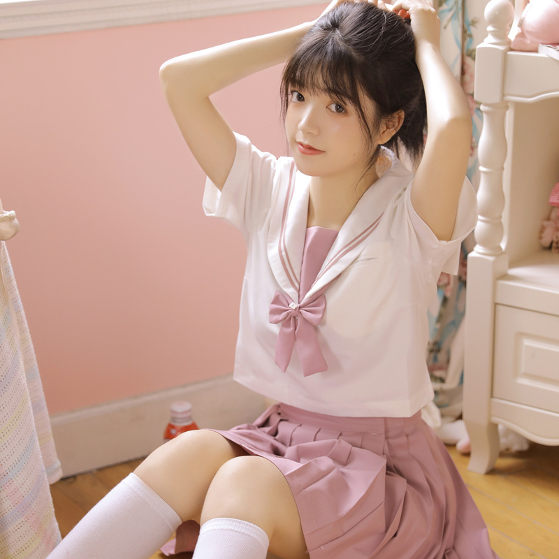 制服スカート 制服スカート リボン結び清楚プリーツセーラー