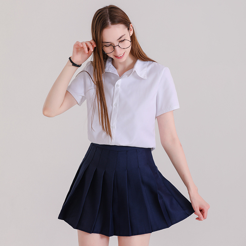 制服スカート 清楚なる整形プリーツスカート