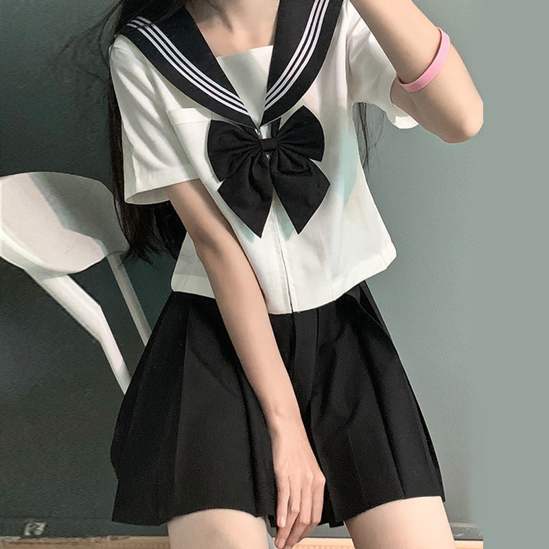 制服スカート 制服スカート 清楚プリーツ セーラー制服セット