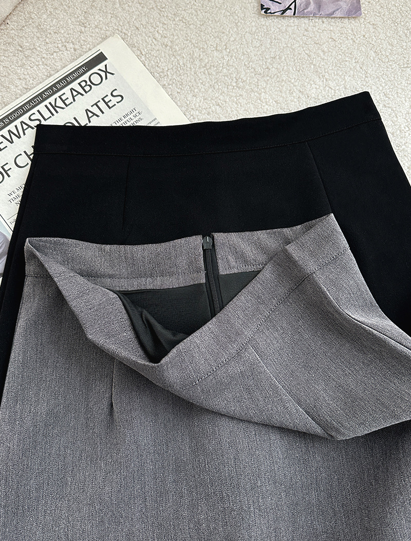 シンプル美シルエット制服スカート